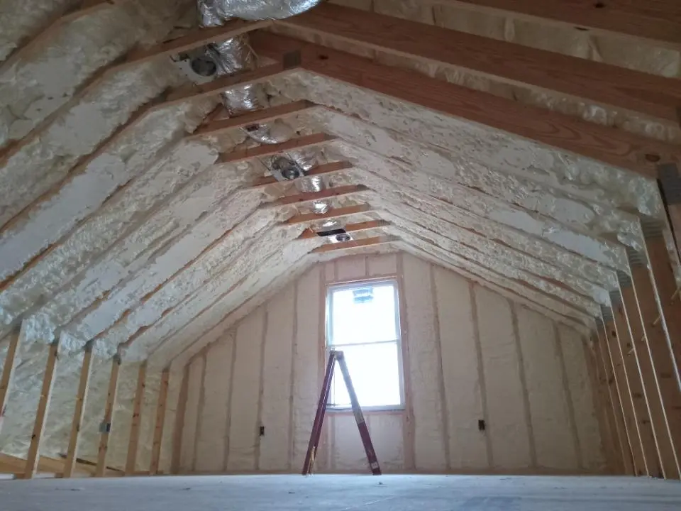 Spray foam roofing application for Crawl Space Insulation project in Earlimart